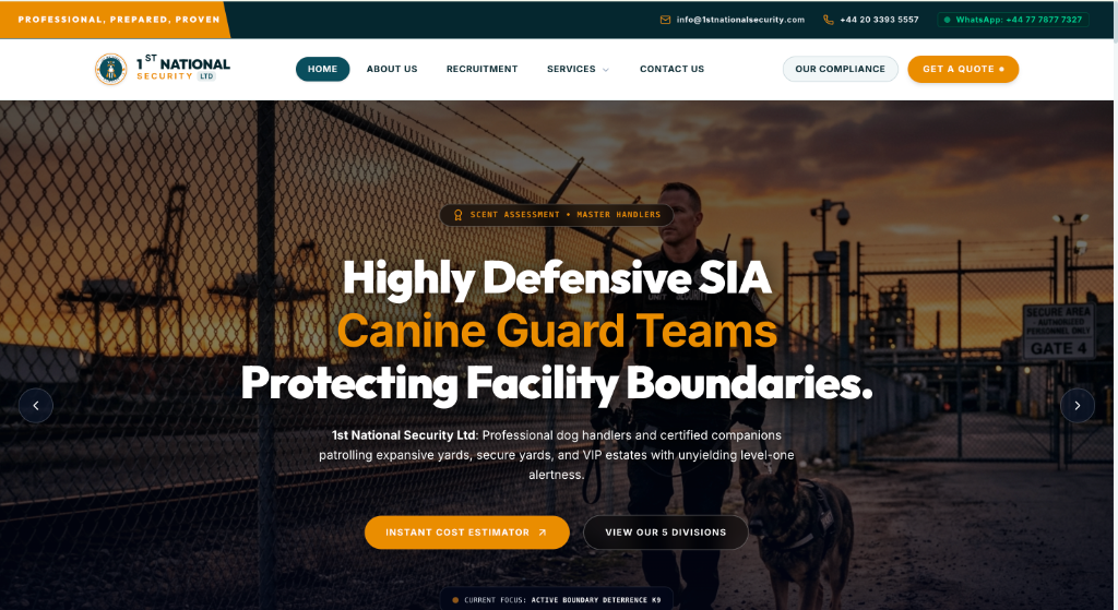 1st National Security Corporate Website